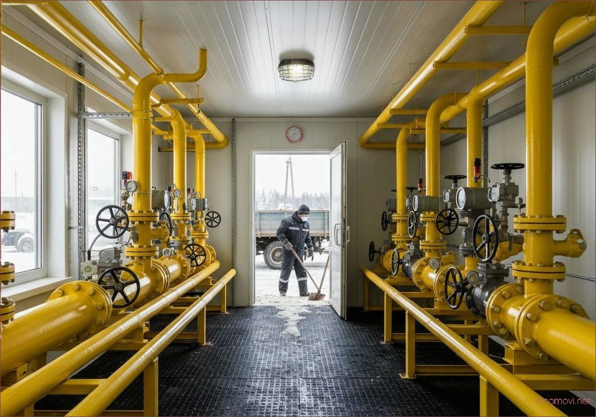 Устройство и принципы работы домовых газорегуляторных пунктов обеспечения безопасности